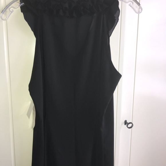 Spense women’s black ruffle blouse - Picture 2 of 7